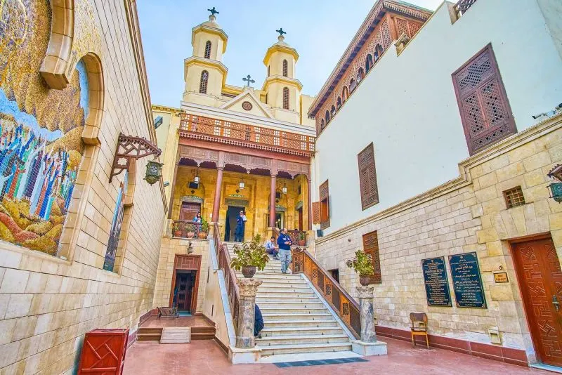 The Hanging Church visit in Cairo included in the 12-day Dubai and Egypt tour